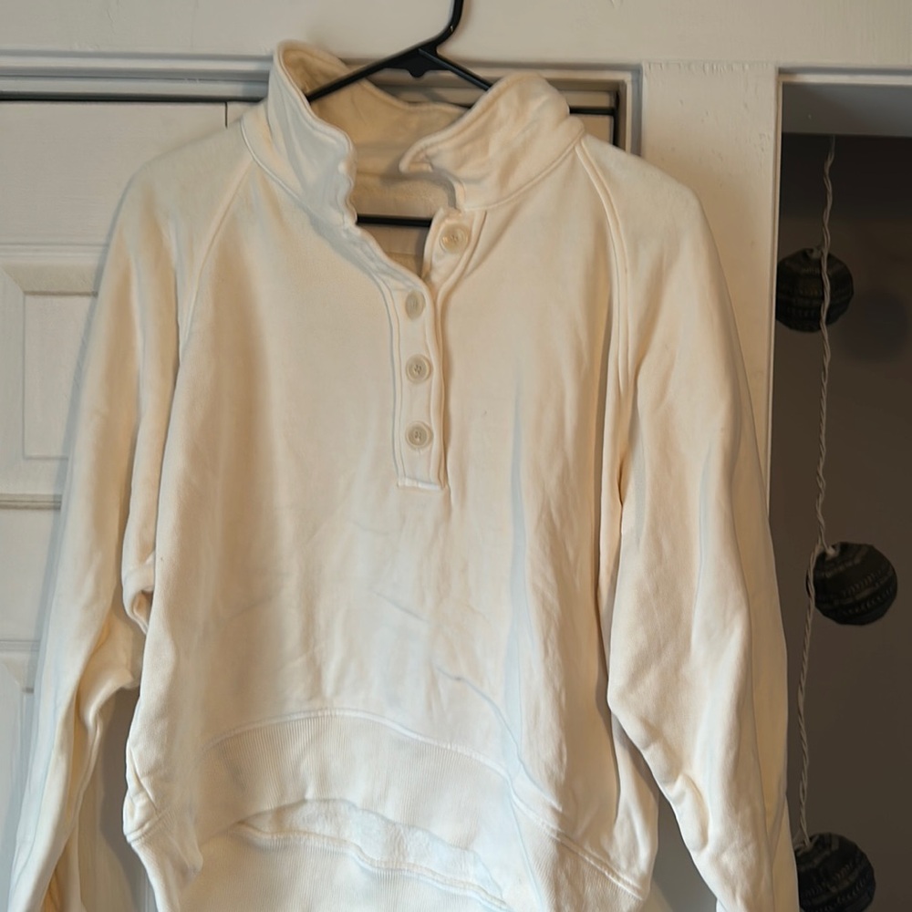 Citizens of humanity 3/4 button down sweatshirt
